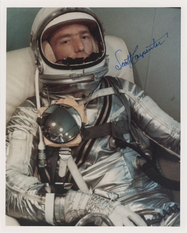 Lot 8039 Scott Carpenter Signed Photograph