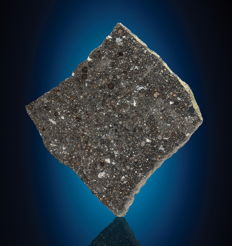 Lot 8659 Allende Carbonaceous Chondrite Meteorite Slice
