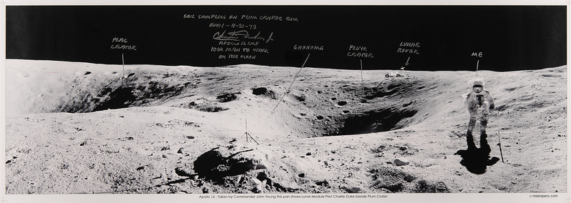 Lot 8378 Charlie Duke Oversized Signed Photograph