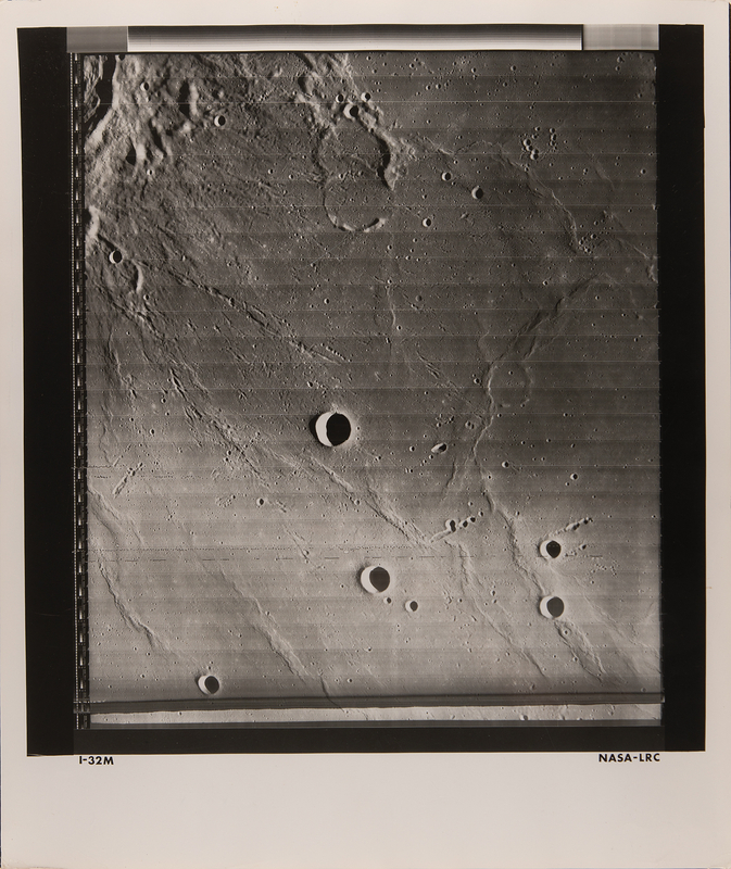 Lot 8602 Lunar Orbiter I Oversized Photograph