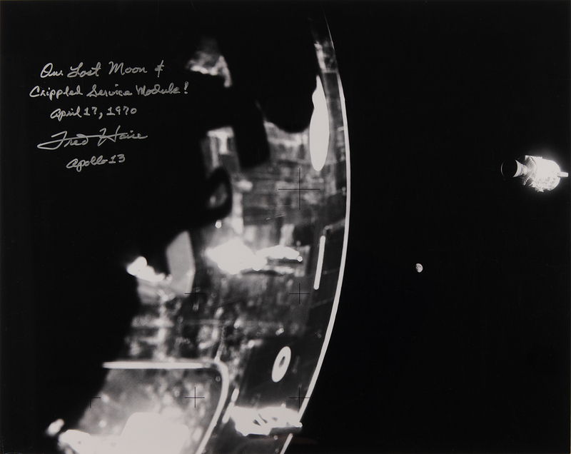 Lot 8288 Fred Haise Oversized Signed Photograph
