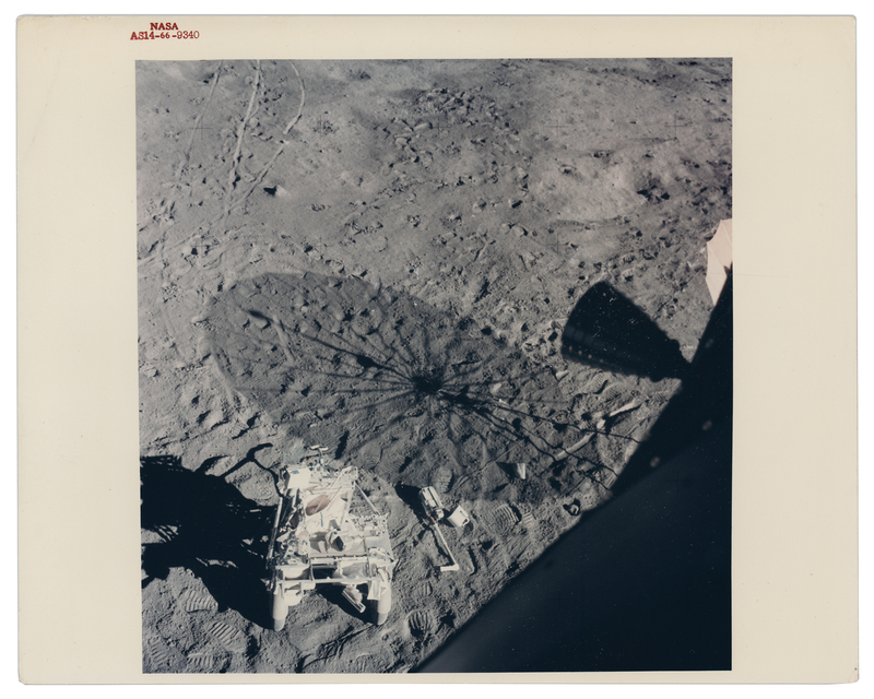 Lot 8324 Apollo 14 Original 'Type 1' Photograph: A View from the Lunar Module