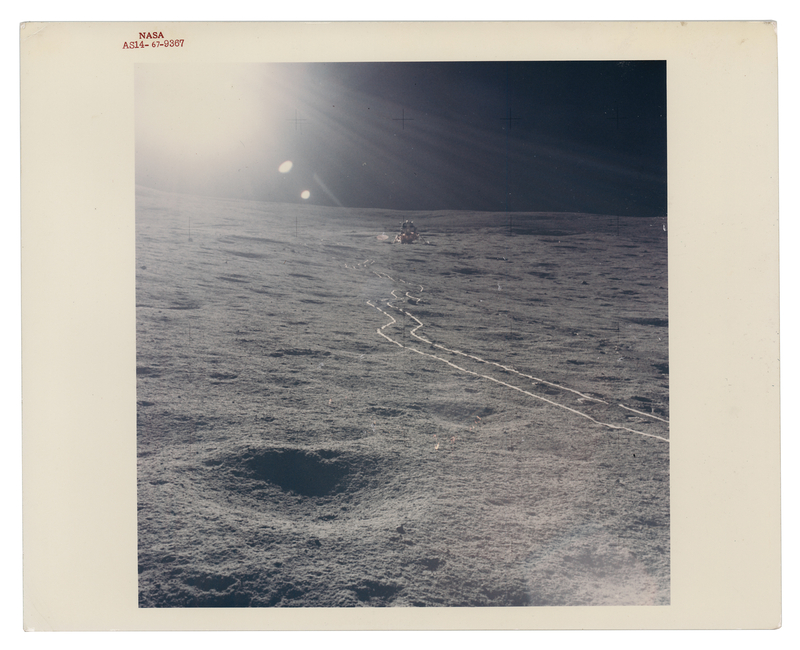 Lot 8325 Apollo 14 Original 'Type 1' Photograph: LM Antares on the Moon's Surface
