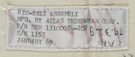 Lot #8345 Jim Irwin's Bio Belt Assembly (Attested Used) - Image 3