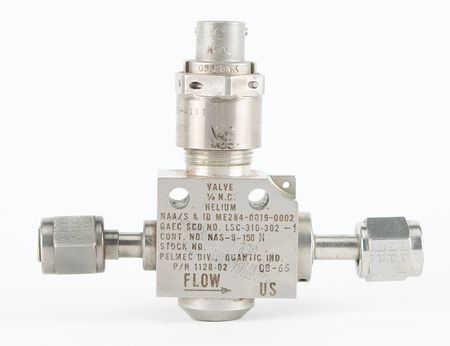 Lot #8493 Apollo Command Module Helium Valve - Image 1