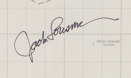 Lot #8555 Space Shuttle Mission and Groundtrack Charts (7) Signed by Astronauts, with Crippen, Lousma, and Springer - Image 4