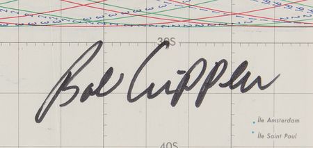 Lot #8555 Space Shuttle Mission and Groundtrack Charts (7) Signed by Astronauts, with Crippen, Lousma, and Springer - Image 5