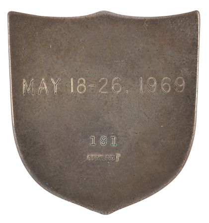 Lot #8166 Apollo 10 Flown Robbins Medallion - From the Personal Collection of Edgar Mitchell - Image 2