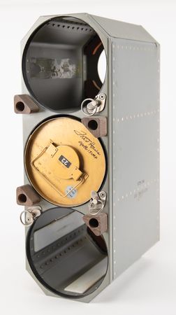 Lot #8582 Space Shuttle LiOH Canister Locker Prototype Signed by Fred Haise - Image 1