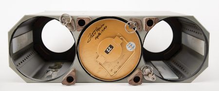 Lot #8582 Space Shuttle LiOH Canister Locker Prototype Signed by Fred Haise - Image 3