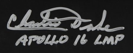 Lot #8376 Charlie Duke Signed Saturn V Rocket Model - Image 2