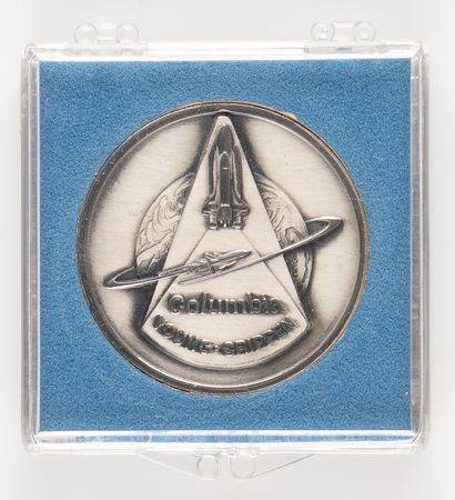 Lot #8559 STS-1 Unflown Robbins Medallion - From the Personal Collection of Edgar Mitchell - Image 3