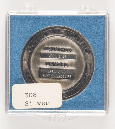 Lot #8559 STS-1 Unflown Robbins Medallion - From the Personal Collection of Edgar Mitchell - Image 4
