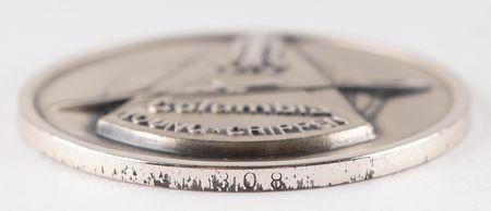 Lot #8559 STS-1 Unflown Robbins Medallion - From the Personal Collection of Edgar Mitchell - Image 5