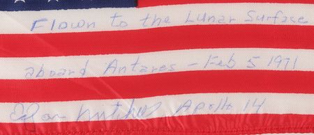 Lot #8315 Apollo 14 Lunar Surface-Flown American Flag - From the Personal Collection of Edgar Mitchell - Image 2