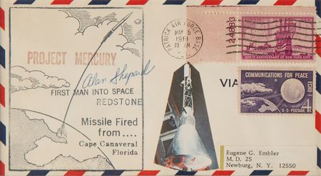 Lot #8053 Mercury Astronaut Autograph Display (18) with Multi-Signed FDCs and Photograph - Image 2