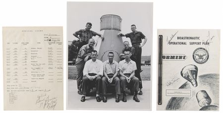 Lot #8026 The William K. Douglas NASA Archive - Historic Collection from the Flight Surgeon of the Mercury 7, Containing (300+) Rare Artifacts, Including Health Records, Awards, Film Reels, and Signatures - Image 5