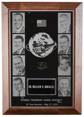 Lot #8026 The William K. Douglas NASA Archive - Historic Collection from the Flight Surgeon of the Mercury 7, Containing (300+) Rare Artifacts, Including Health Records, Awards, Film Reels, and Signatures - Image 9