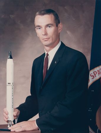 Lot #8421 Gene Cernan Original NASA Portrait Photograph - From the Personal Collection of Gene Cernan - Image 1