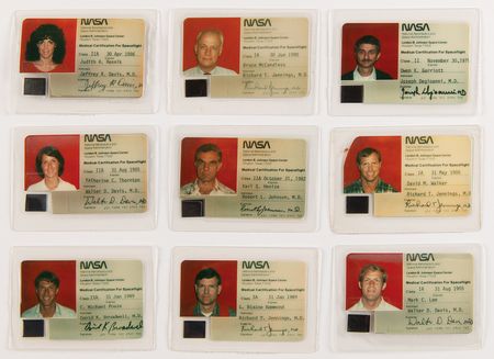 Lot #8502 NASA Archive of (130) Space Shuttle-Era Medical ID Cards - Image 4