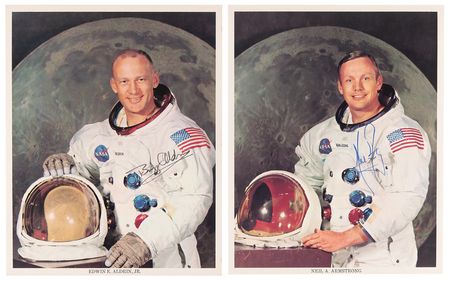 Lot #8429 Moonwalkers (12) Signed Photographs - Sought-After Uninscribed Complete Set - Image 2