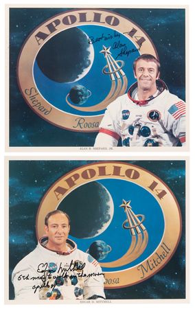 Lot #8429 Moonwalkers (12) Signed Photographs - Sought-After Uninscribed Complete Set - Image 4