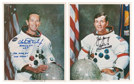 Lot #8429 Moonwalkers (12) Signed Photographs - Sought-After Uninscribed Complete Set - Image 6