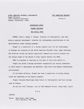 Lot #8154 Apollo 9 Flown Silver Snoopy Pin - Presented to a Capsule Mockup and Trainer Supervisor at North American Rockwell - Image 5