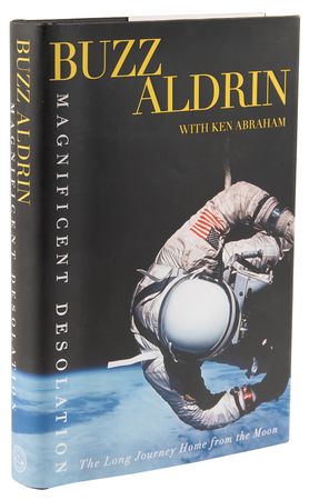 Lot #8211 Buzz Aldrin Signed Book - Magnificent Desolation - Image 3