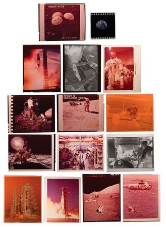 Lot #8192 NASA Negatives (100+) with Apollo 11, Ranger Lunar Mapping Images, Liftoffs, and Lunar Operations - Image 2
