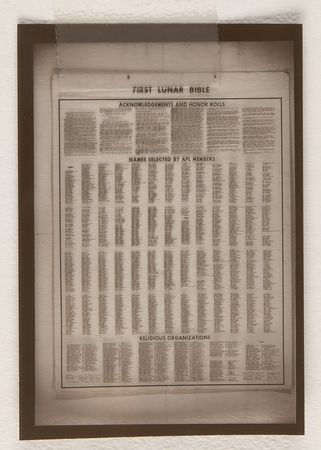 Lot #8313 Apollo 14 Collection of (36) Flown Lunar Bible 50-Page Text Fragments - Image 3