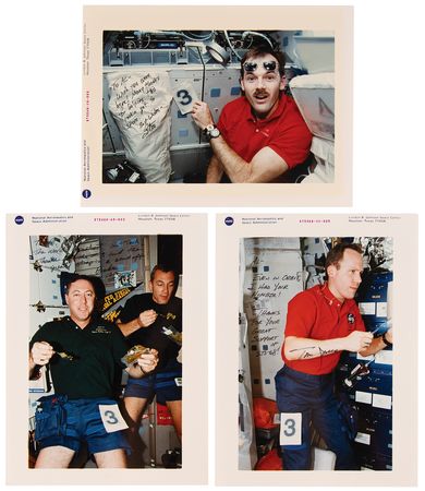 Lot #8503 Al Rochford?s ?Closeout Crew? Nomex Flight Suit and (2) STS-68 Flown ?No. 3? Crew Patches - From the Personal Collection of a Legendary NASA Suit Technician - Image 9