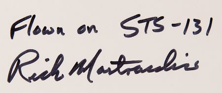 Lot #8589 STS-131 Flown Omega Speedmaster Professional X-33 Chronograph Watch - From the Personal Collection of Rick Mastracchio - Image 7