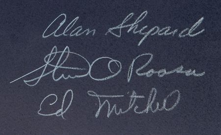 Lot #8326 Apollo 14 Signed 'Artist's Proof' Print (23.5? x 34.25?) - From the Personal Collection of Stuart A. Roosa - Image 2