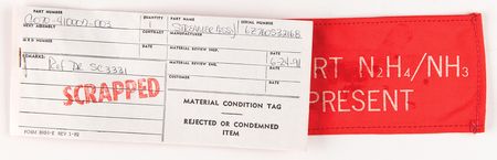 Lot #8547 Space Shuttle APU Remove Before Flight Banner - Image 3