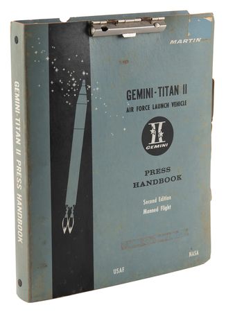 Lot #8110 Gemini Titan II Launch Vehicle Original Press Handbook - Image 1