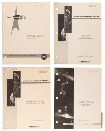 Lot #8527 Skylab SA-513 Launch Vehicle Analysis Reports (4) - Image 1
