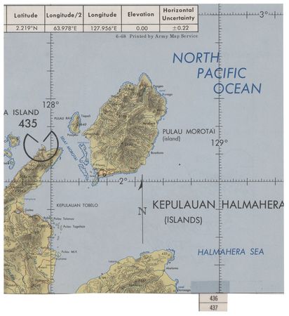 Lot #8165 Apollo 10 Flown Map Page of Indonesia - Signed and Flight-Certified by Gene Cernan - Image 2