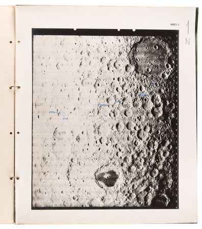 Lot #8302 Stuart A. Roosa's (4) Apollo 14 Oversized 'Lunar Orbiter' Photographs - Image 2