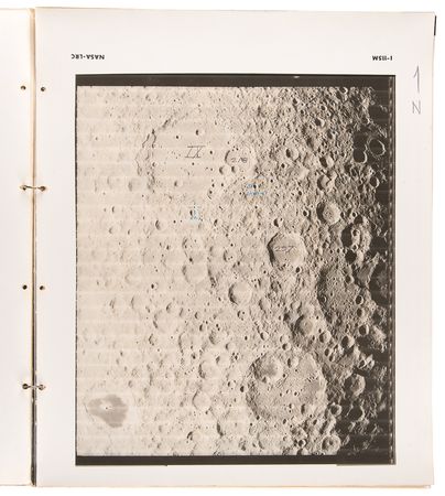 Lot #8302 Stuart A. Roosa's (4) Apollo 14 Oversized 'Lunar Orbiter' Photographs - Image 3