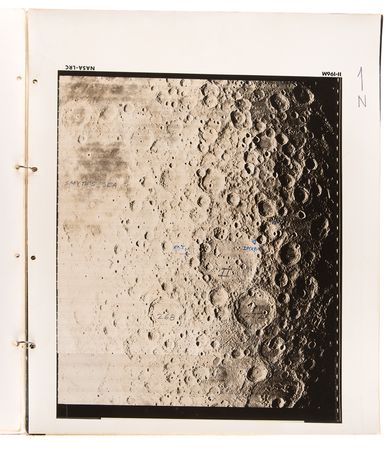 Lot #8302 Stuart A. Roosa's (4) Apollo 14 Oversized 'Lunar Orbiter' Photographs - Image 4