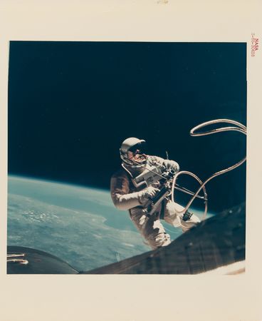 Lot #8124 Edward H. White II (4) Original 'Gemini 4 EVA' NASA Photographs - Image 2