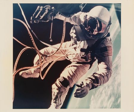 Lot #8124 Edward H. White II (4) Original 'Gemini 4 EVA' NASA Photographs - Image 5