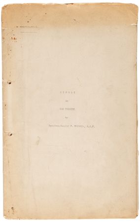 Lot #8008 Frank Whittle Archive with a Confidential First Report on the Turbojet Engine (1 of 5 Copies) and (3) Signed Documents - Image 2