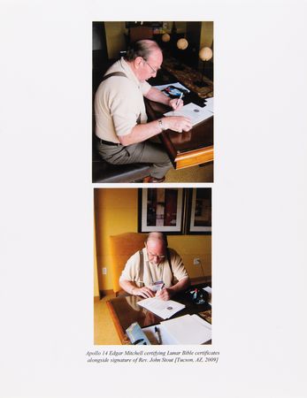 Lot #8310 Apollo 14 Flown Lunar Bible - Rare, Regally Presented Complete Microform of the King James Bible Carried to the Moon's Surface - Image 10