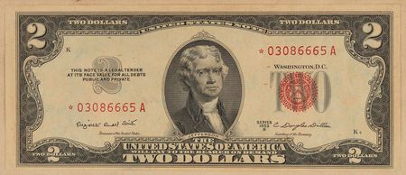 Lot #8346 Apollo 15 Flown $2 Dollar Bill with Crew-Signed Certificate - Image 2