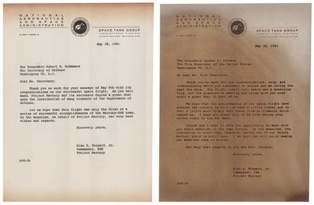 Lot #8033 Alan Shepard's Mercury-Redstone 3 Correspondence and Photograph Scrapbook - Image 17