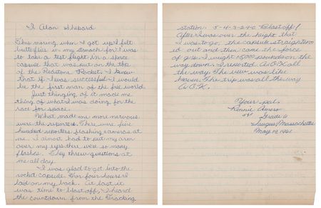 Lot #8033 Alan Shepard's Mercury-Redstone 3 Correspondence and Photograph Scrapbook - Image 5