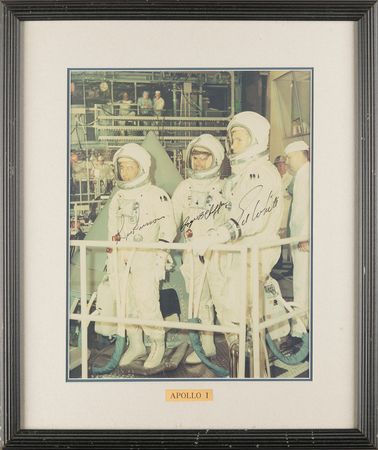 Lot #8121 Apollo 1 Signed Oversized Photograph -