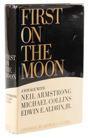 Lot #8185 Apollo 11 Signed Book - First on the Moon - Image 4